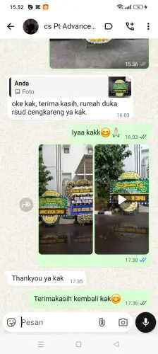 Testimonial Papan Bunga Pernikahan cicalengka kulon