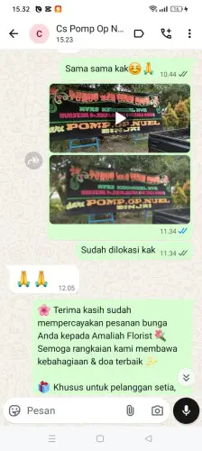 Testimonial Papan Bunga cicalengka kulon